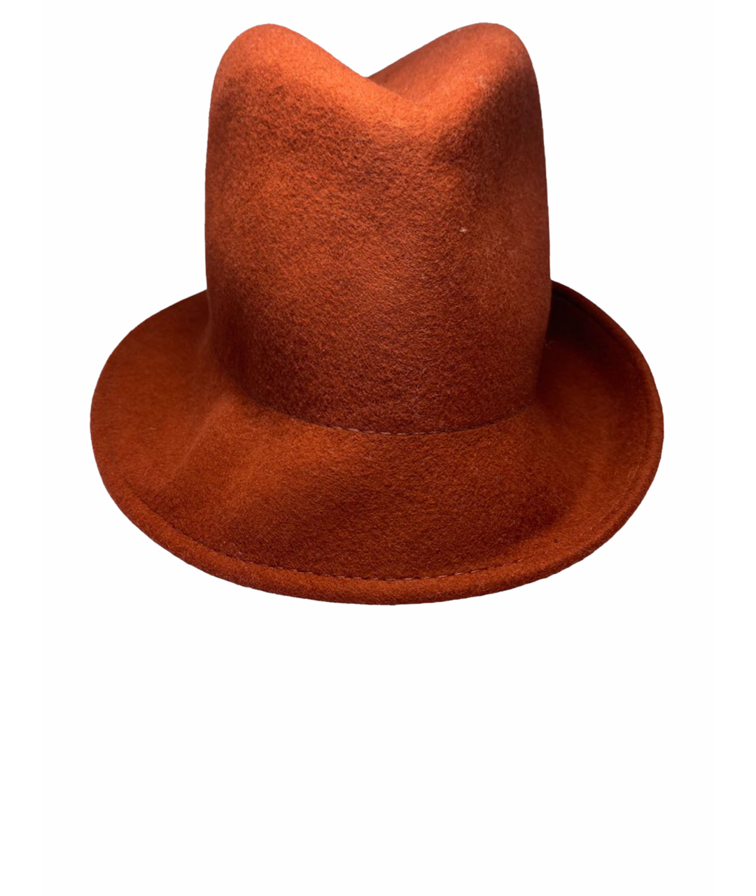 MAURO GRIFONI Коричневая шерстяная шляпа, фото 1