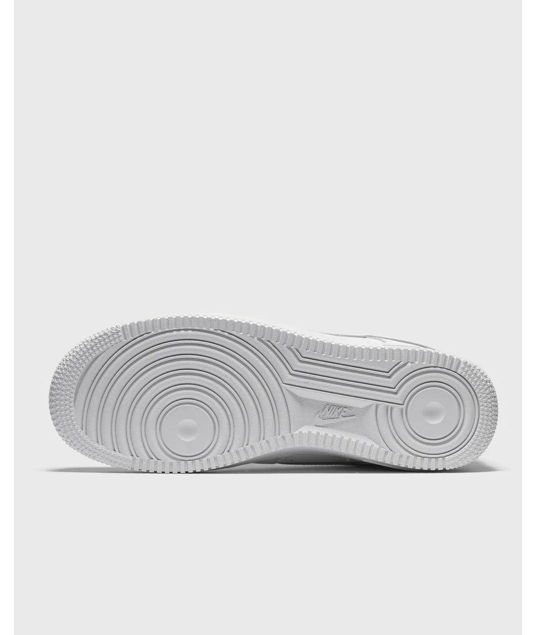 NIKE Белые кожаные низкие кроссовки / кеды, фото 4