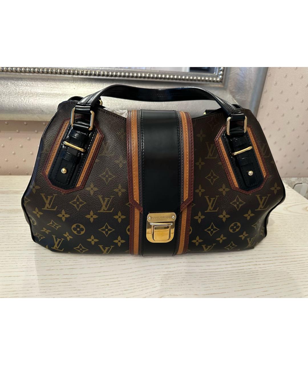 LOUIS VUITTON Коричневая дорожная/спортивная сумка, фото 9