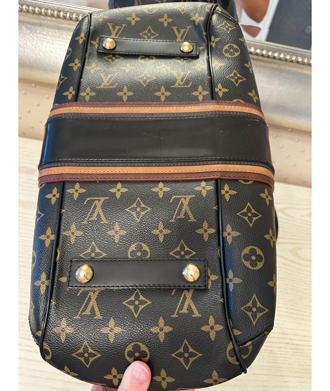 LOUIS VUITTON Коричневая дорожная/спортивная сумка, фото 4