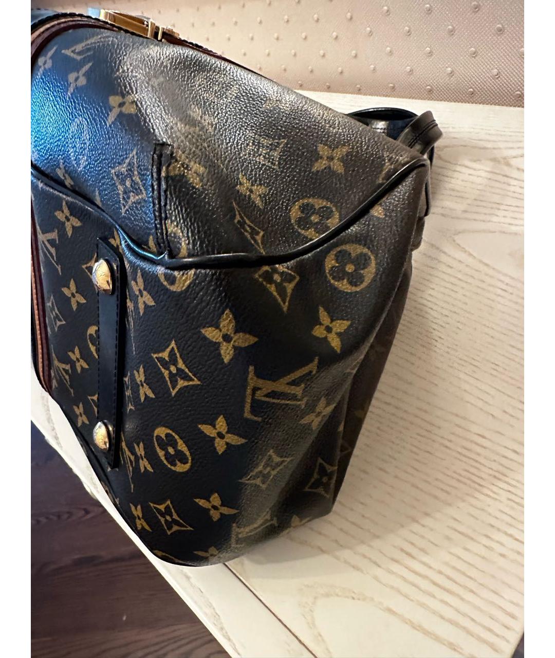 LOUIS VUITTON Коричневая дорожная/спортивная сумка, фото 8