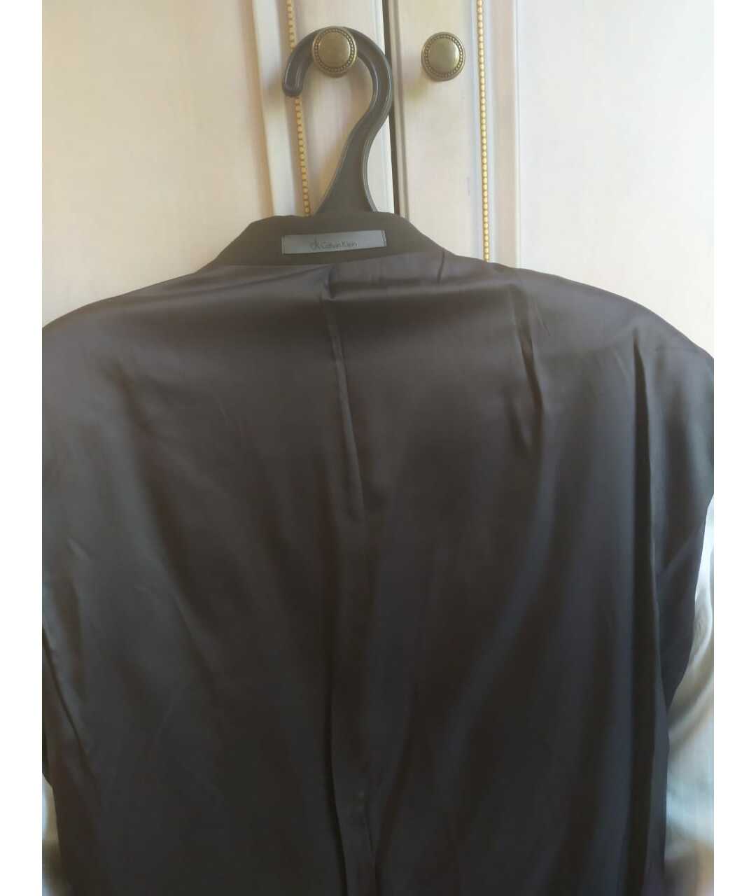 CALVIN KLEIN Черный пиджак, фото 3