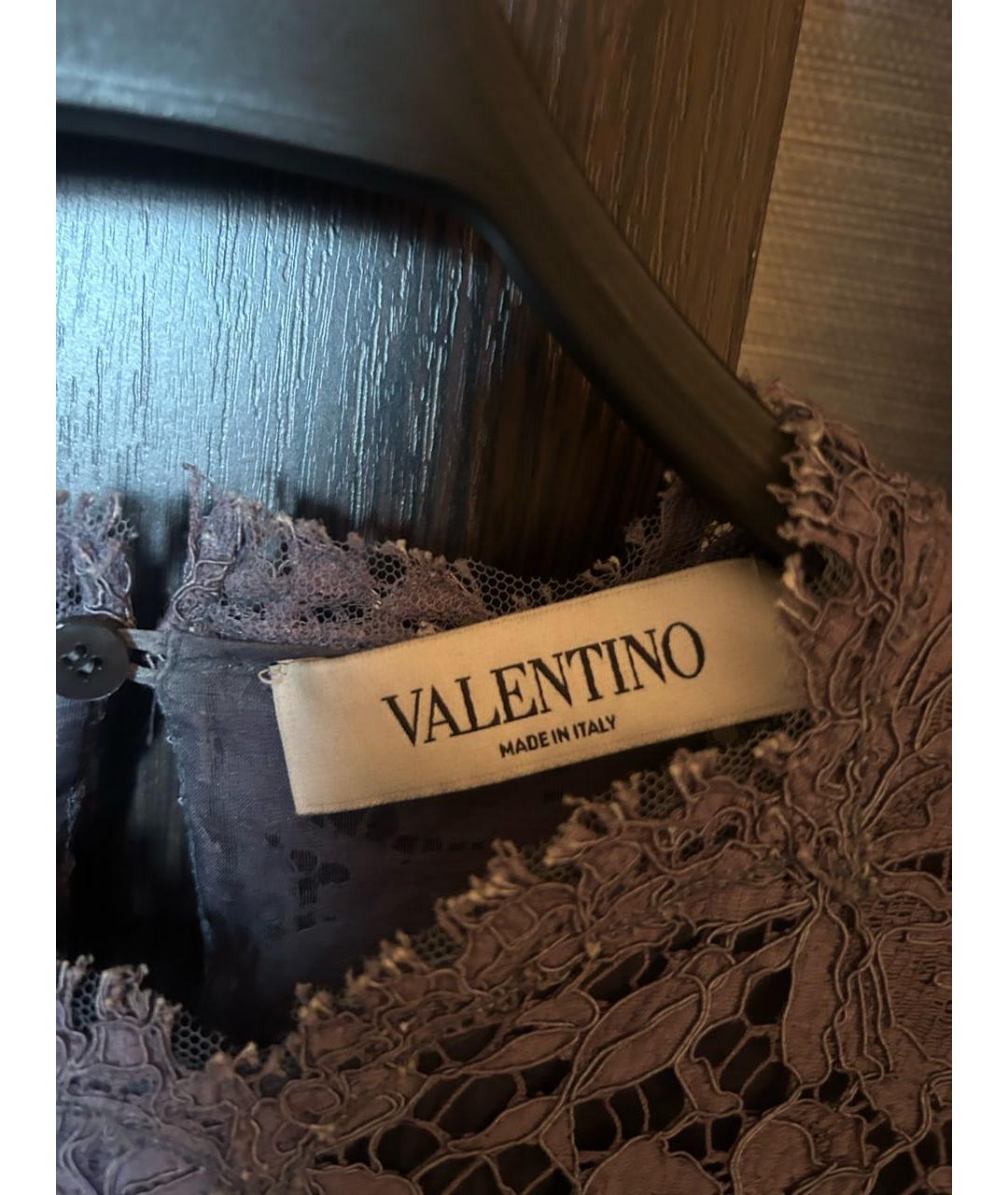 VALENTINO Голубая хлопковая блузы, фото 3