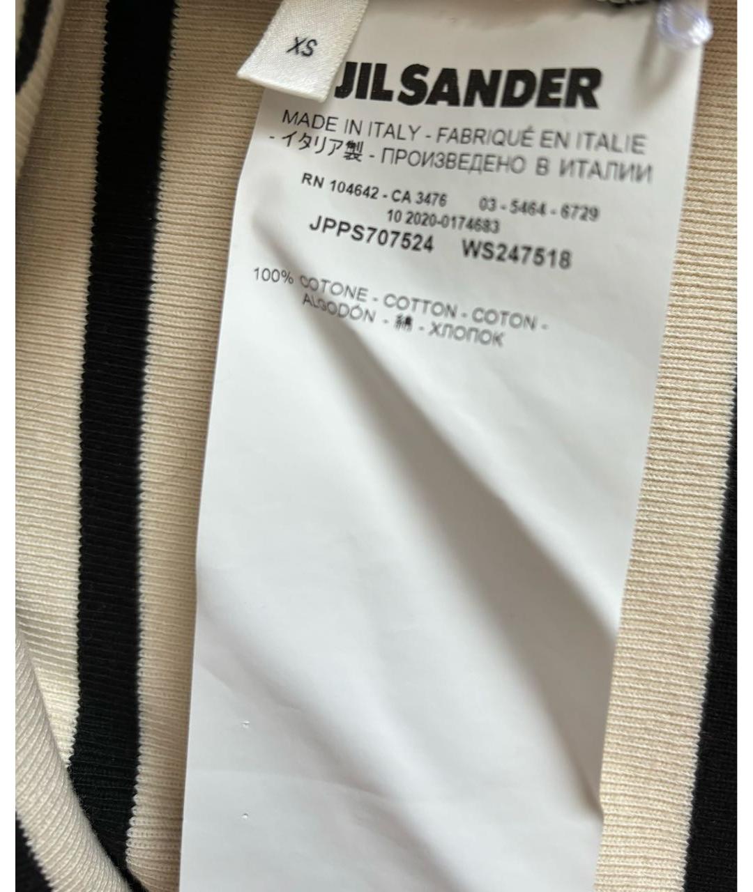 JIL SANDER Хлопковая футболка, фото 4