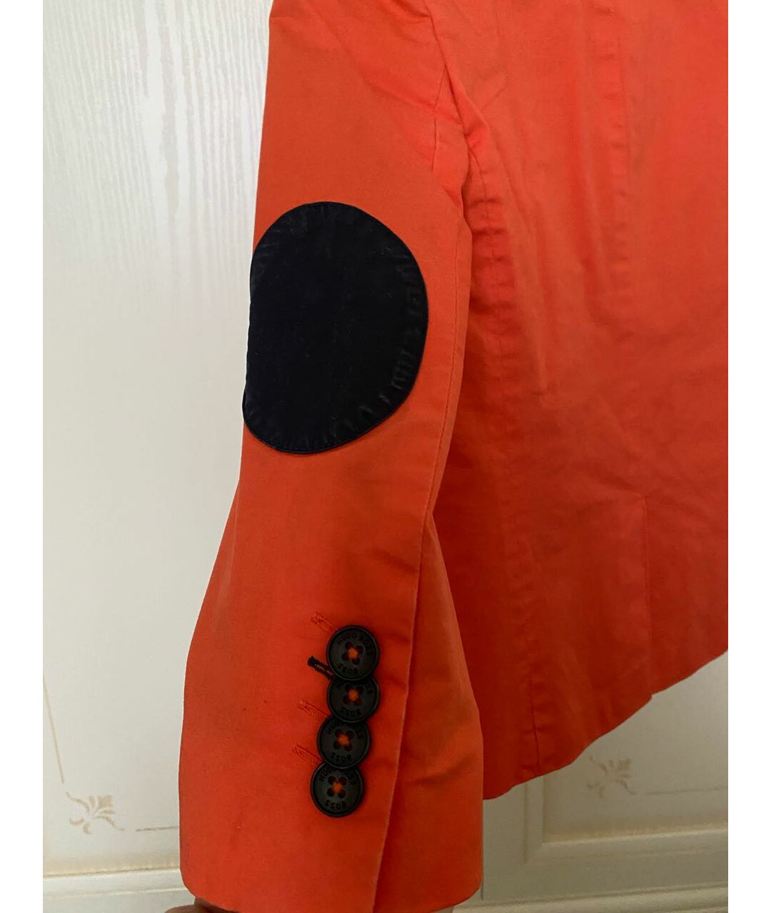 HUGO BOSS Оранжевый хлопковый жакет / жилет, фото 4