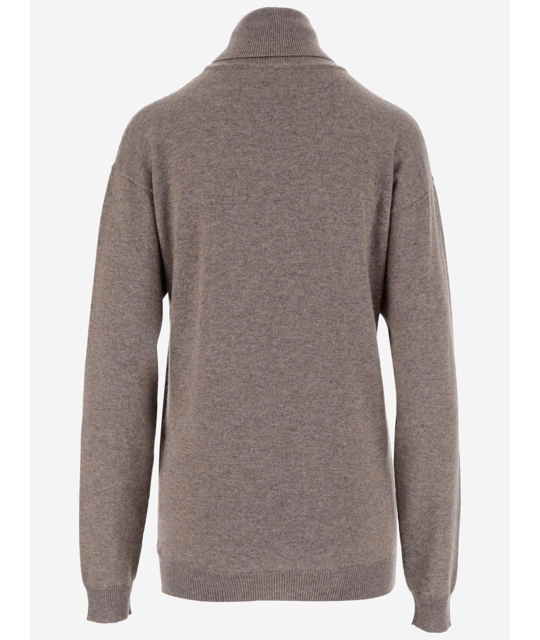 SAINT LAURENT Бежевый кашемировый джемпер / свитер, фото 2