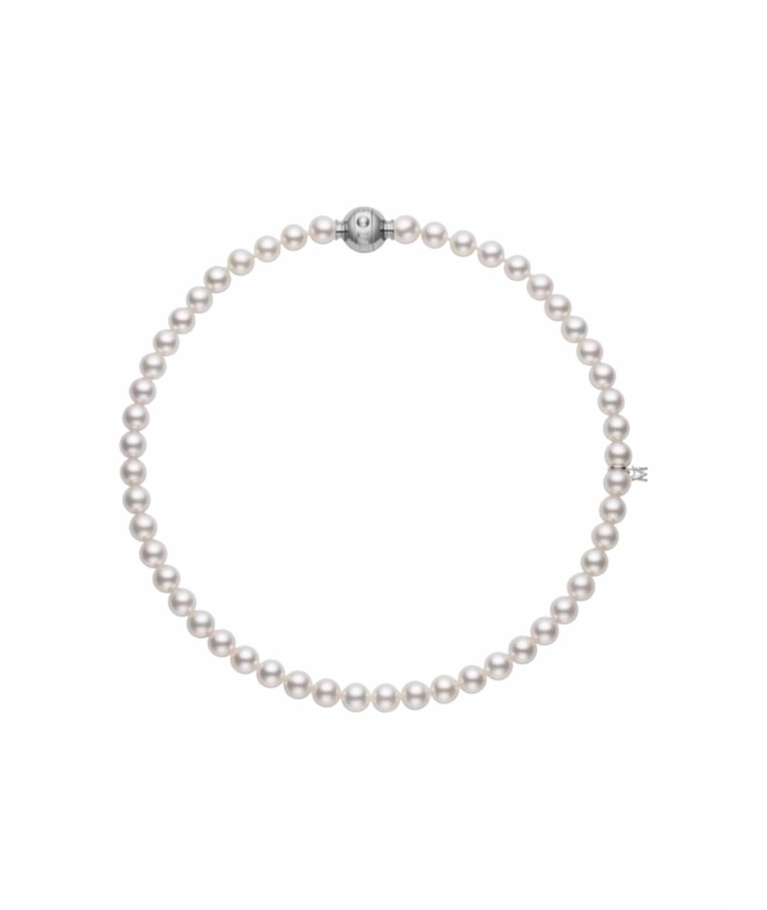 Mikimoto Белое жемчужное колье, фото 1