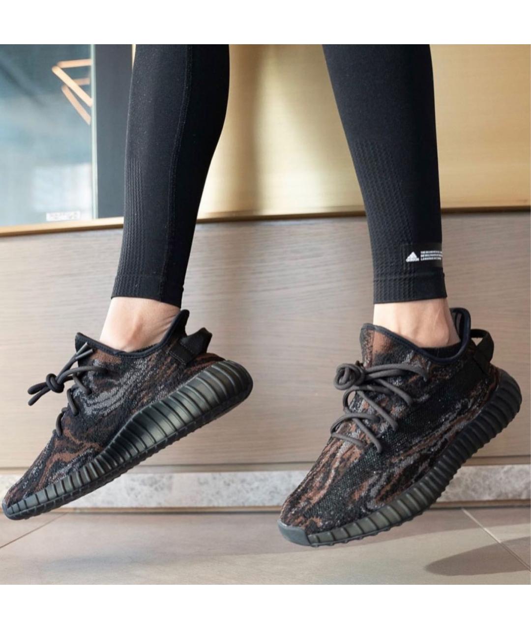 ADIDAS YEEZY Черные текстильные кроссовки, фото 5