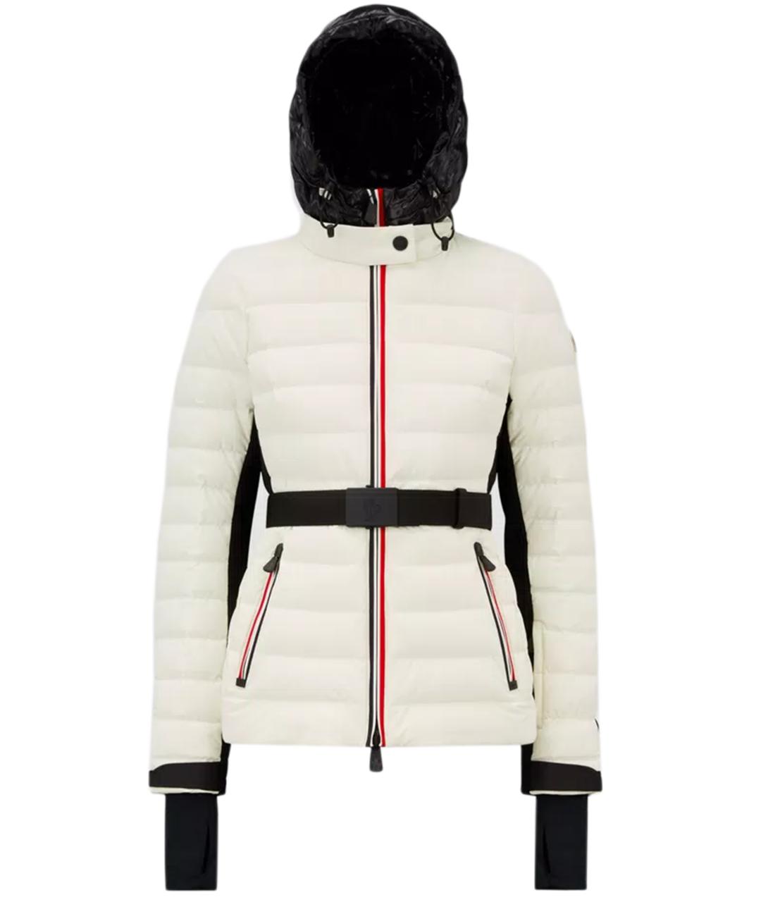 MONCLER Белая полиамидовая куртка, фото 1