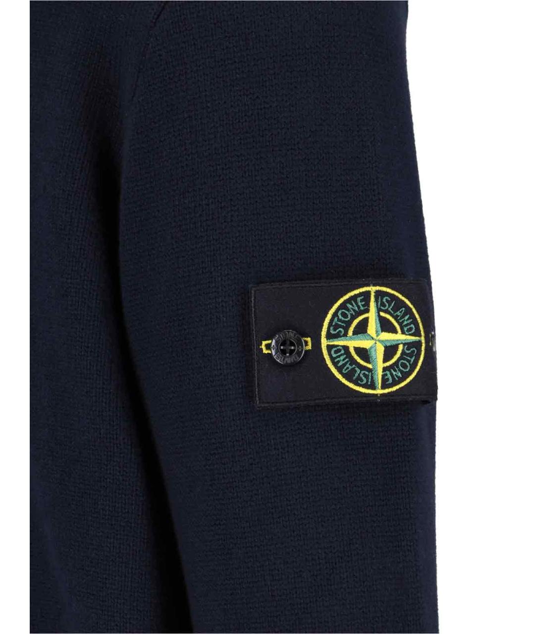 STONE ISLAND Синяя водолазка, фото 3