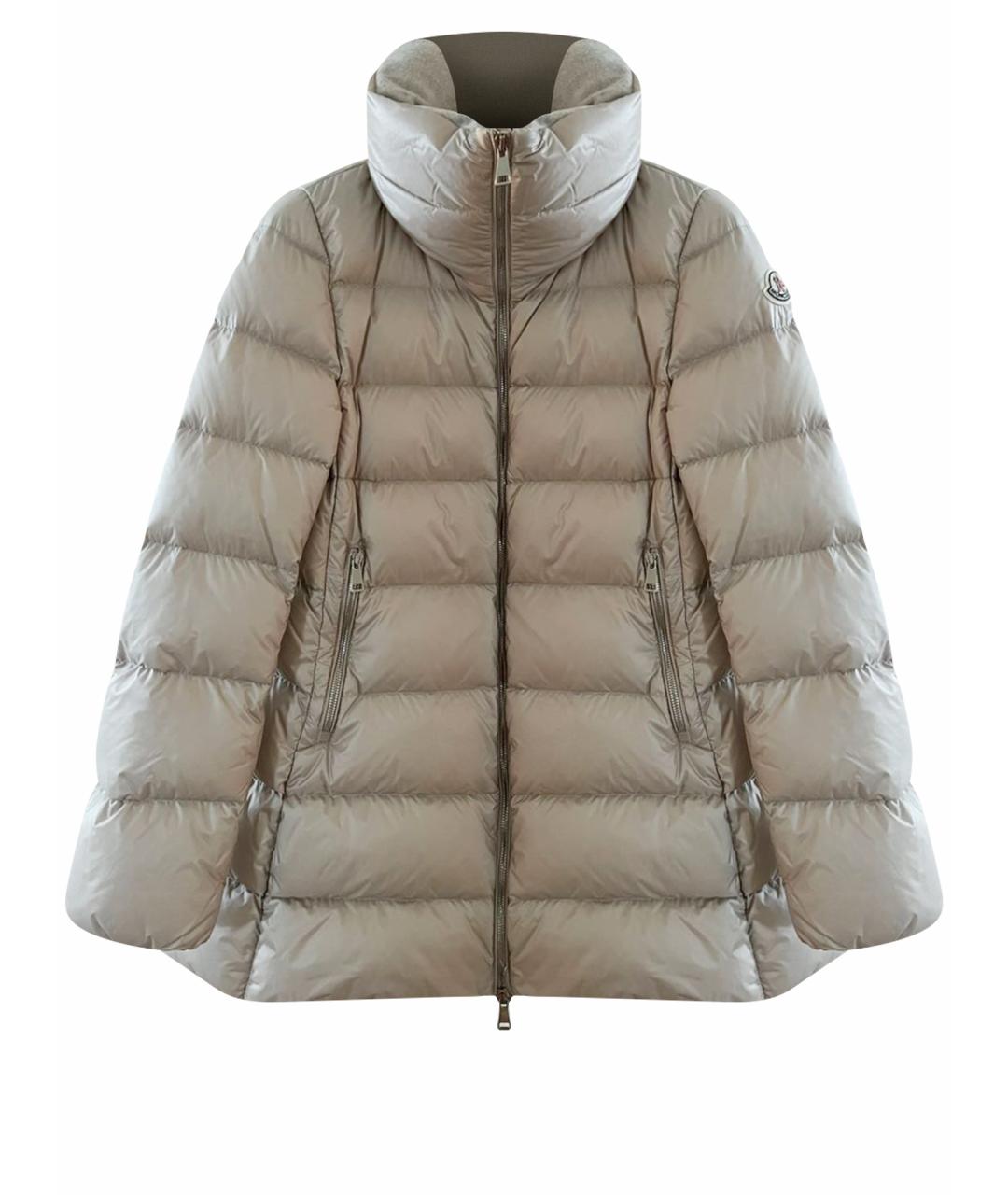 MONCLER Бежевый пуховик, фото 1