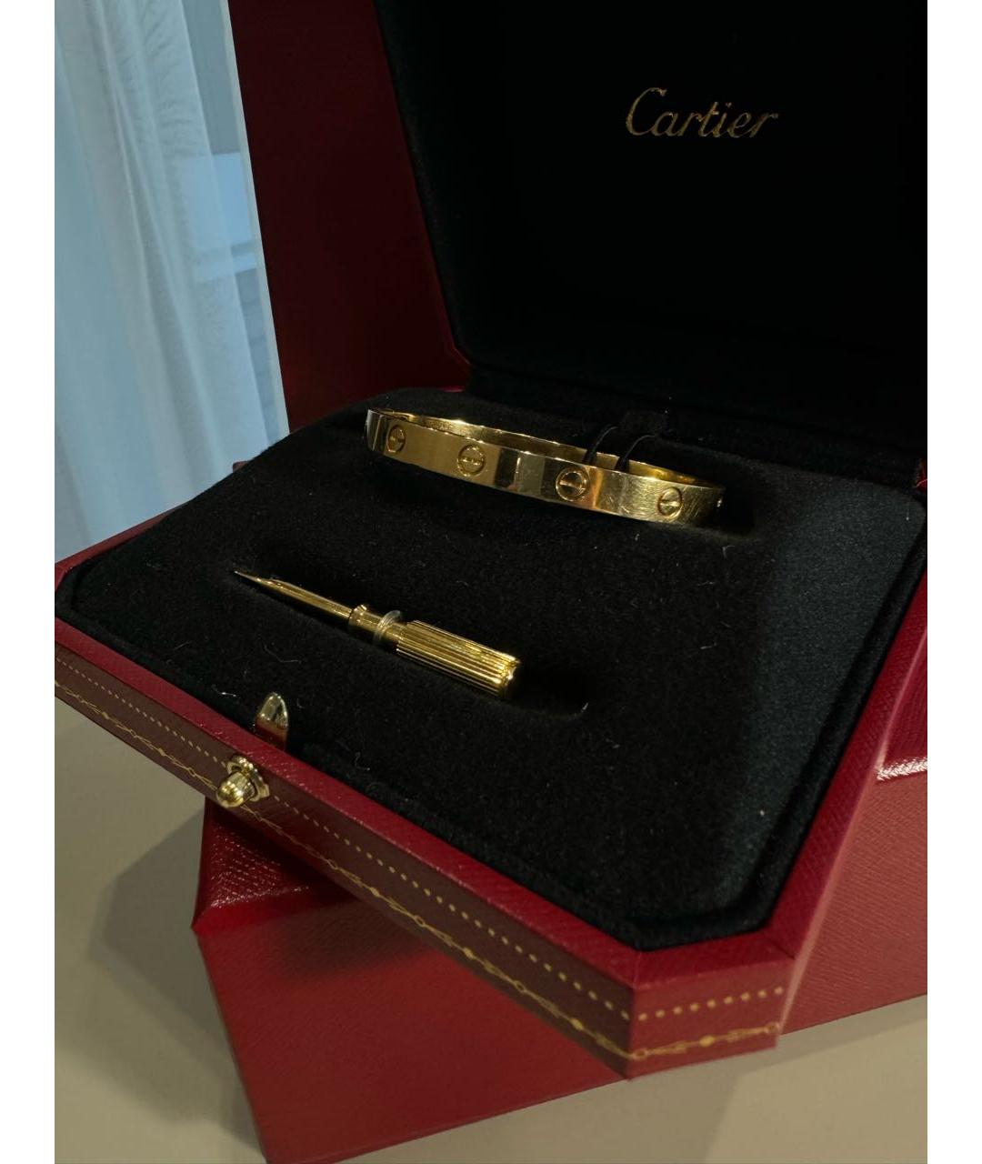 CARTIER Золотой браслет из желтого золота, фото 3