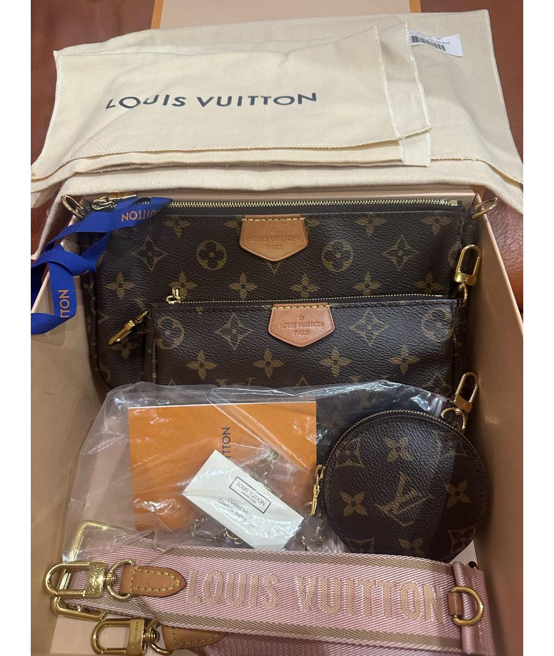 LOUIS VUITTON Мульти кожаная сумка через плечо, фото 5