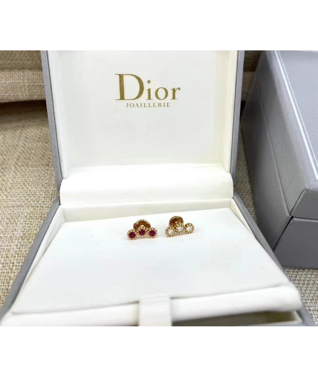 CHRISTIAN DIOR Серьги из розового золота, фото 9