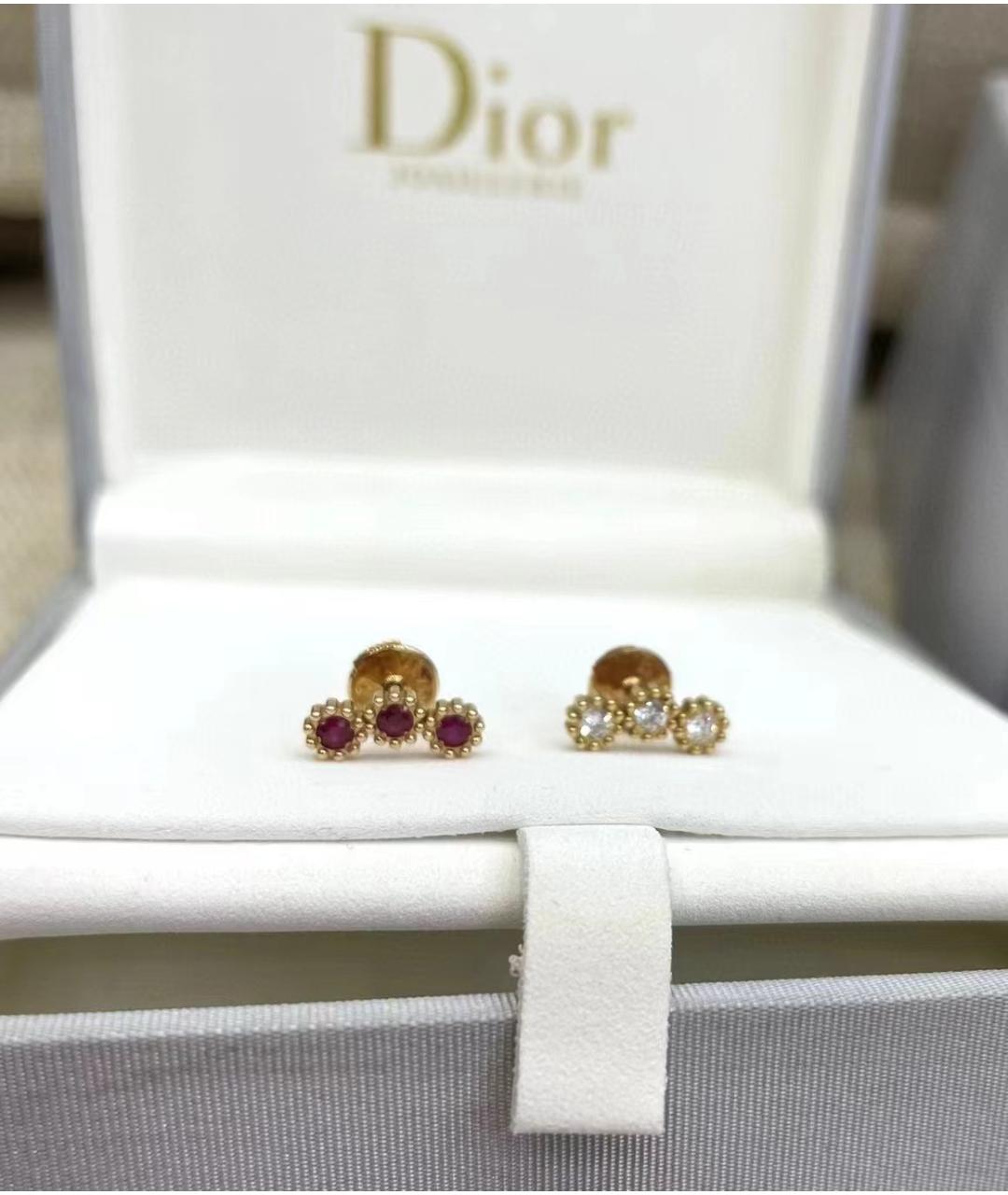 CHRISTIAN DIOR Серьги из розового золота, фото 8