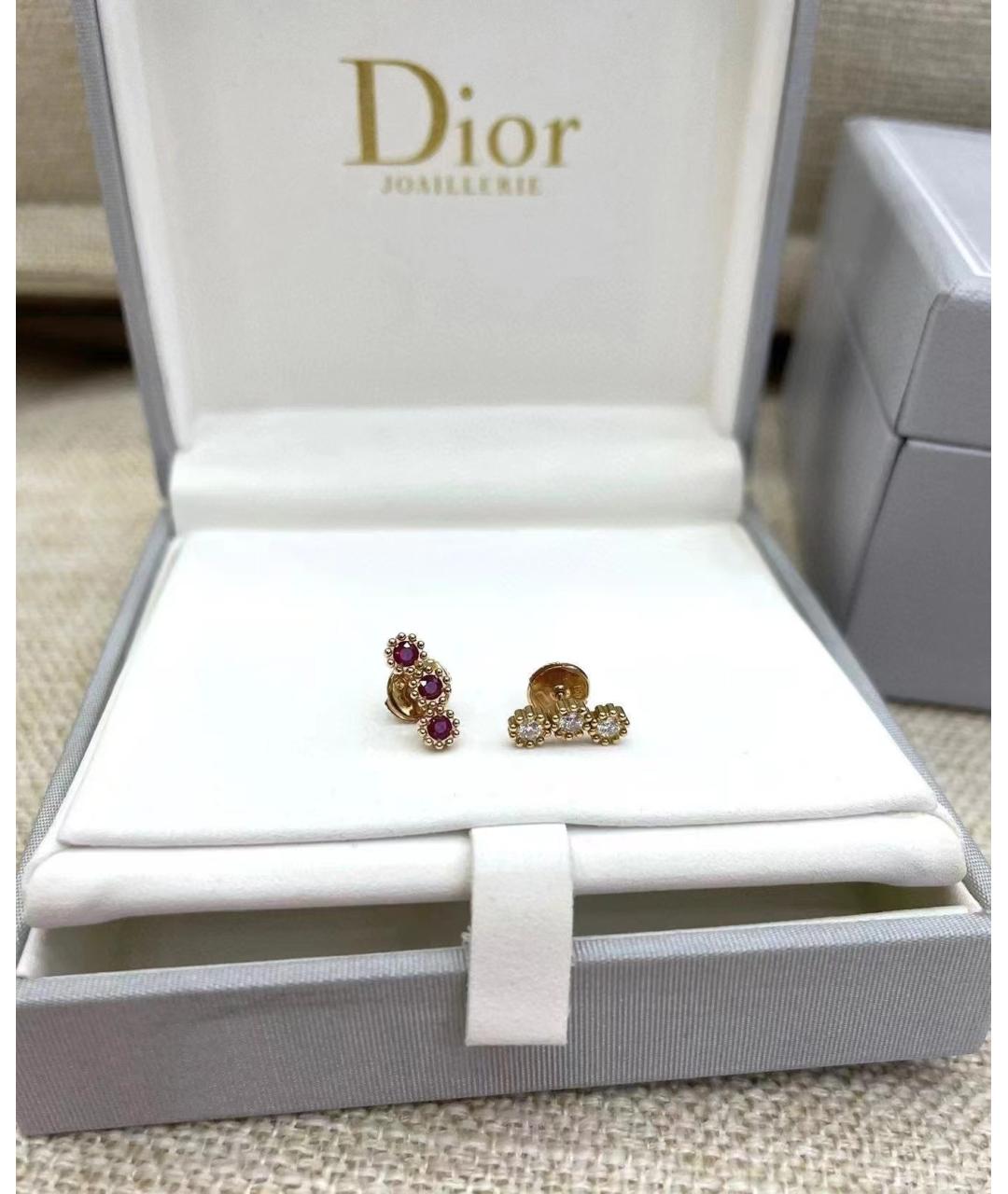 CHRISTIAN DIOR Серьги из розового золота, фото 3