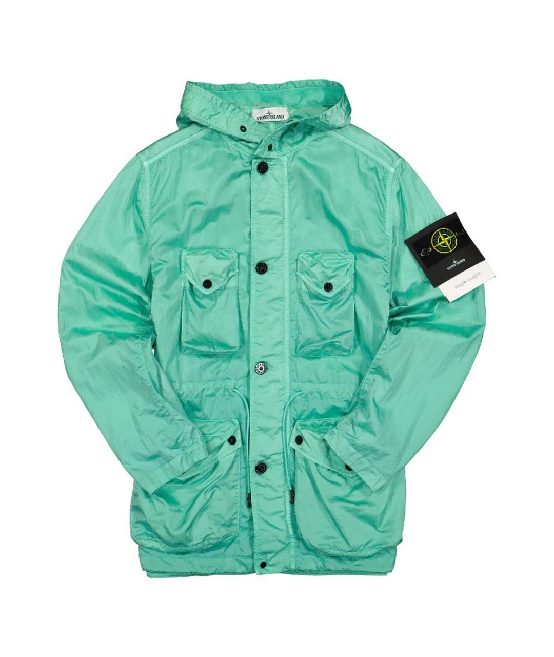 STONE ISLAND Бирюзовая куртка, фото 1