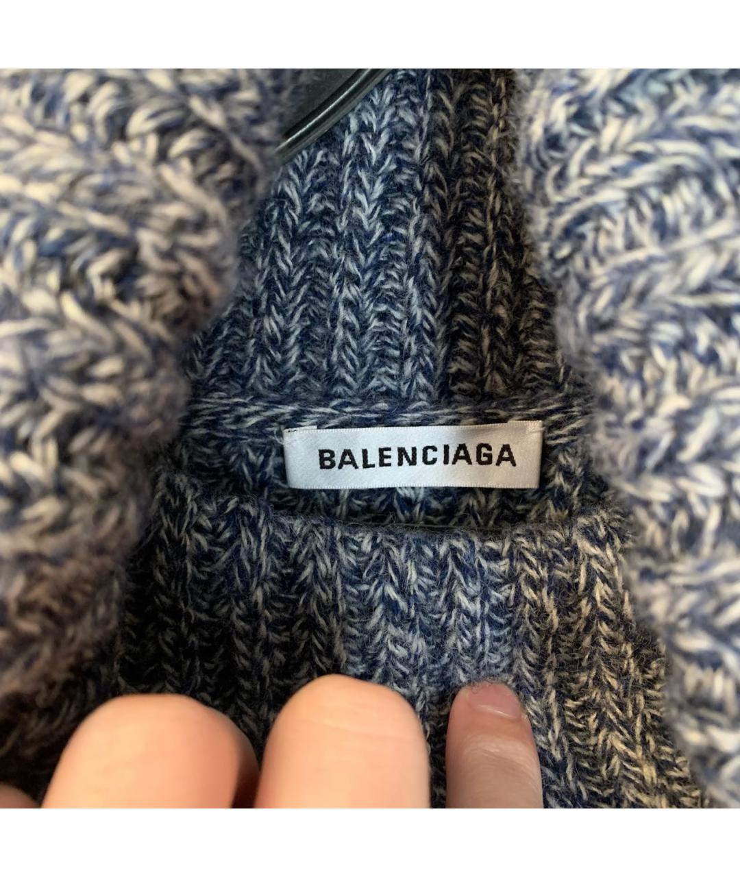 BALENCIAGA Мульти шерстяной джемпер / свитер, фото 6