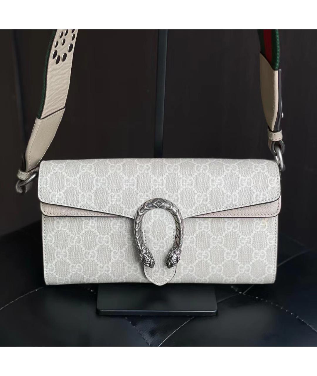 GUCCI Белая сумка через плечо, фото 5