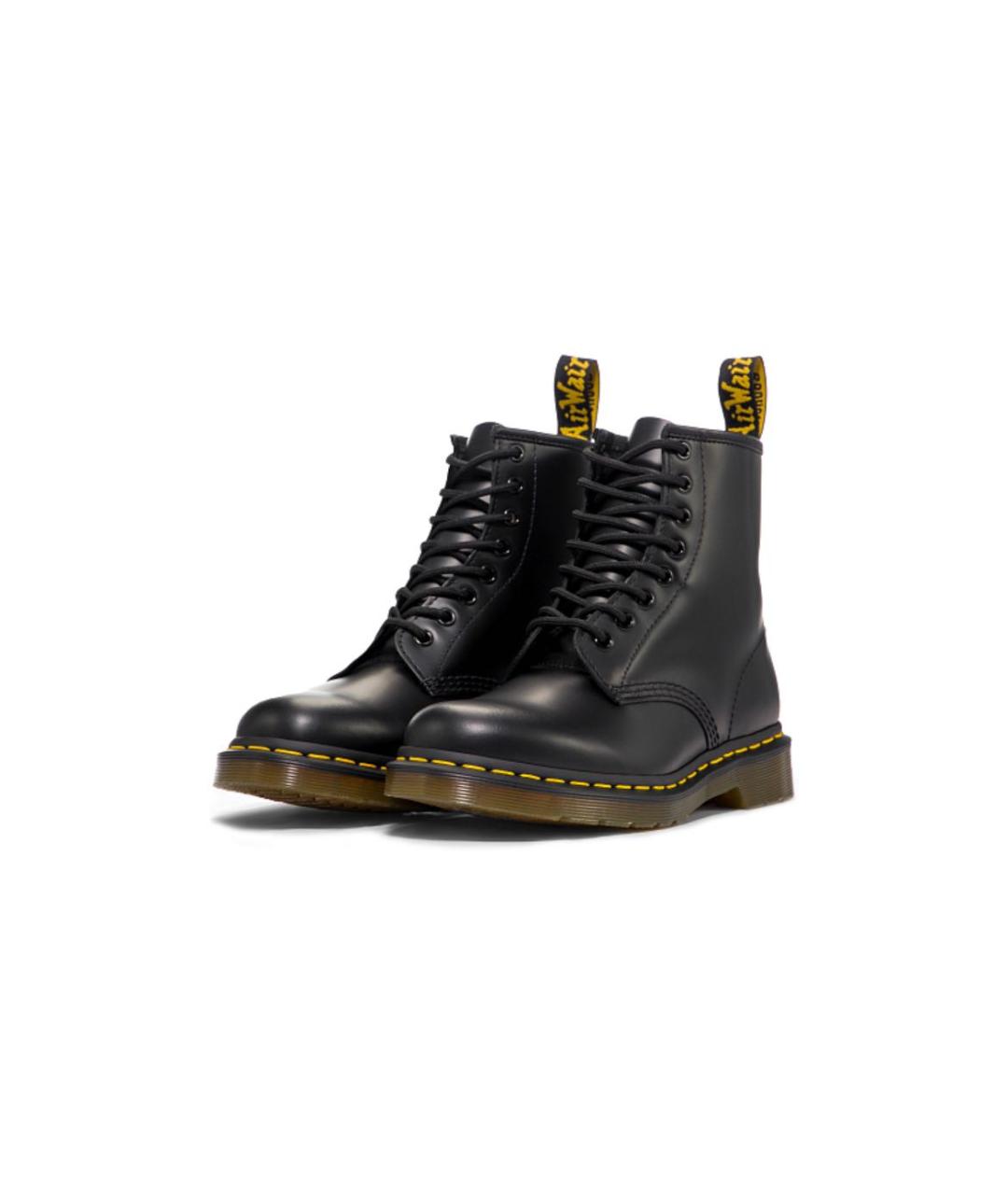 DR. MARTENS Черные кожаные ботинки, фото 2