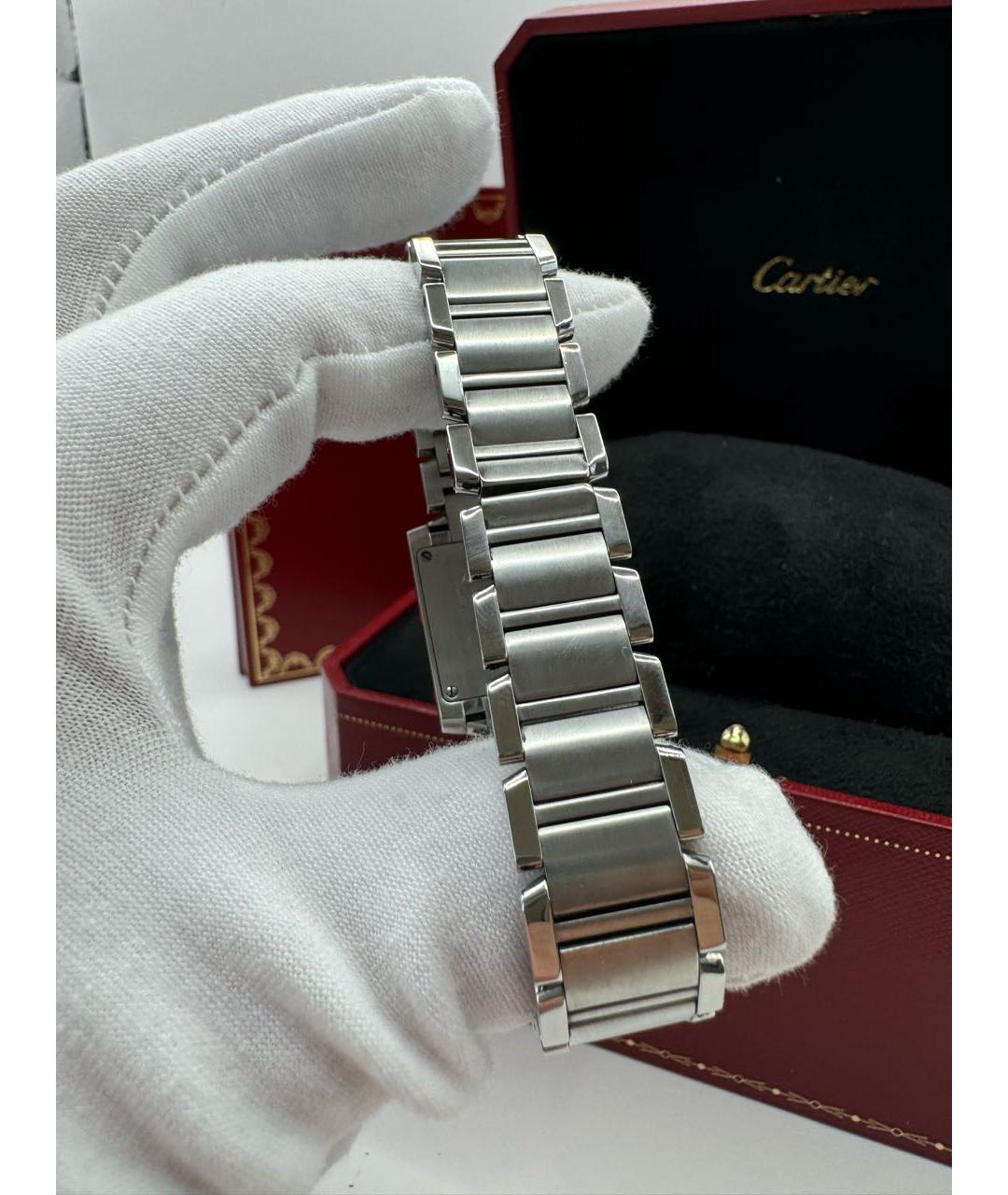 CARTIER Серебряные часы, фото 4