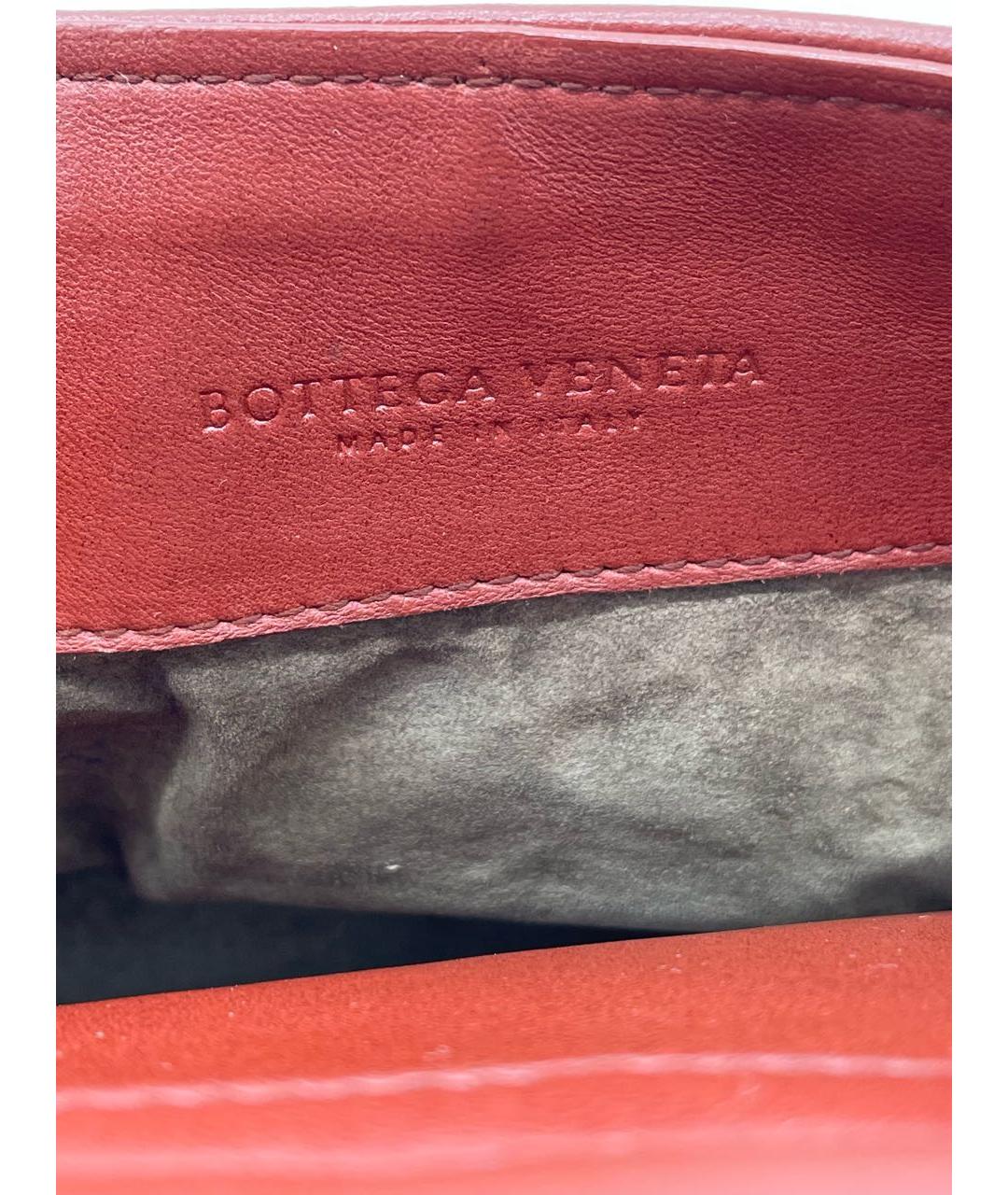 BOTTEGA VENETA Коричневая кожаная сумка с короткими ручками, фото 4