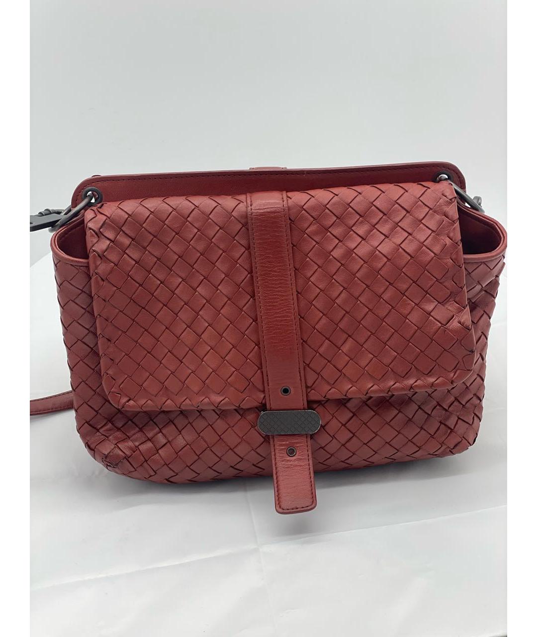 BOTTEGA VENETA Коричневая кожаная сумка с короткими ручками, фото 3