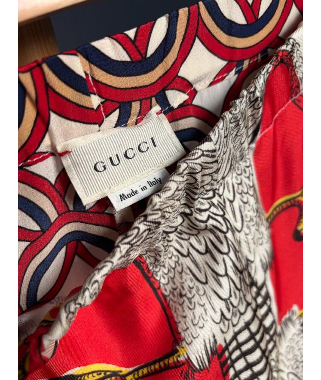 GUCCI KIDS Шелковые брюки и шорты, фото 4