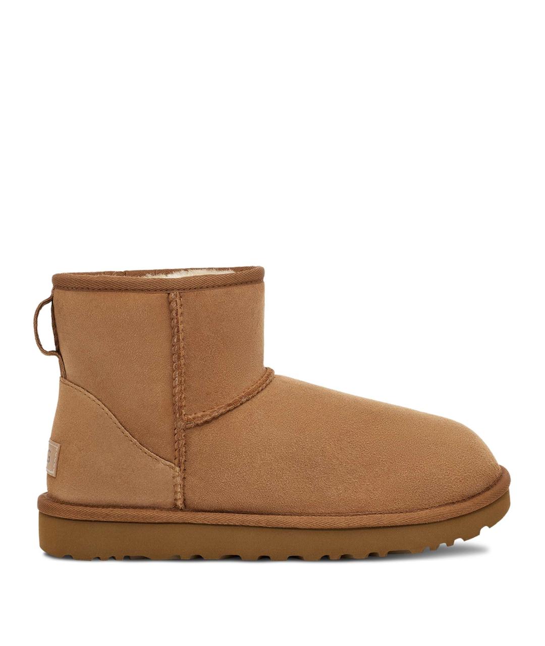 UGG AUSTRALIA Горчичные замшевые ботинки, фото 1