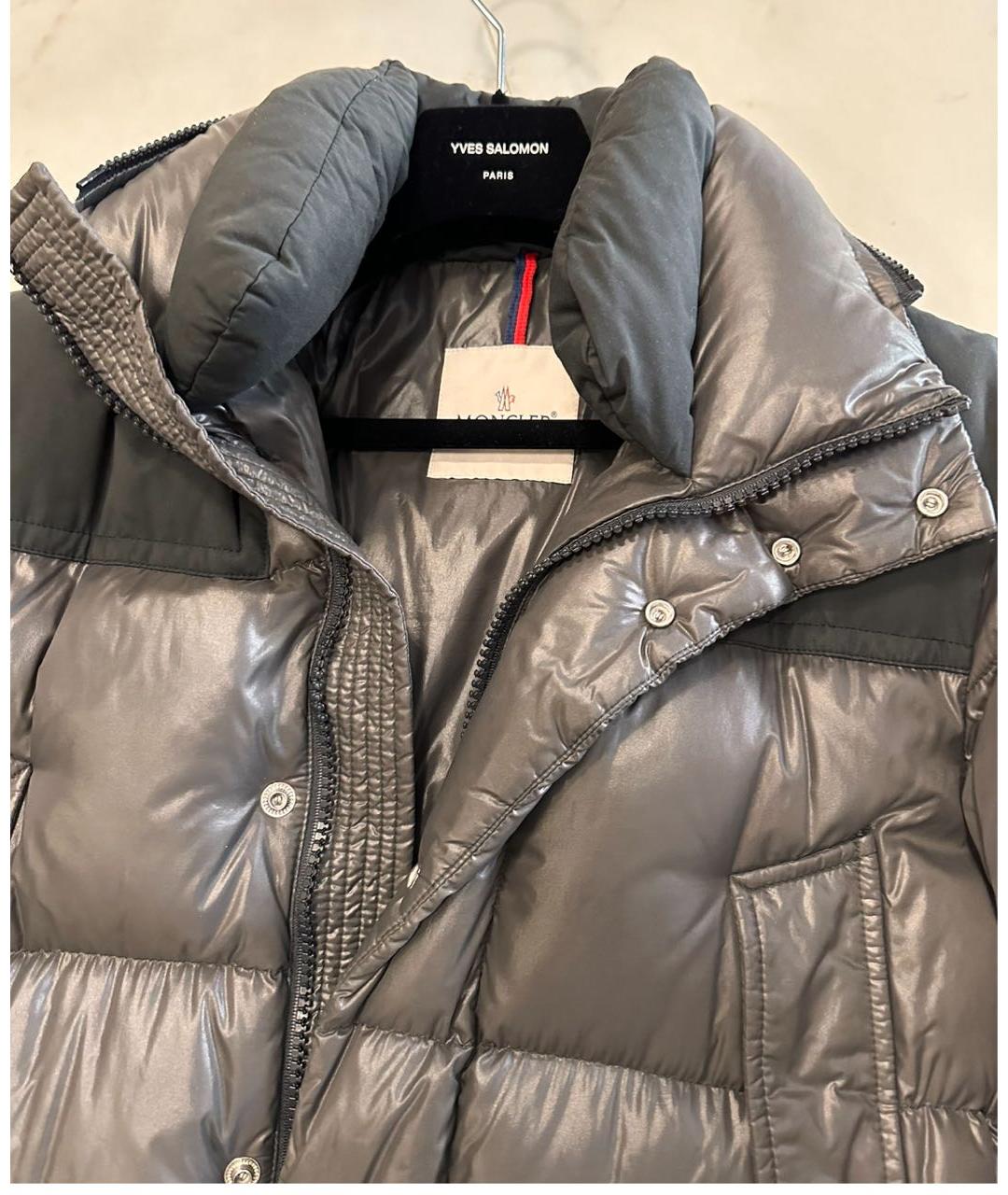 MONCLER Хаки пуховик, фото 2