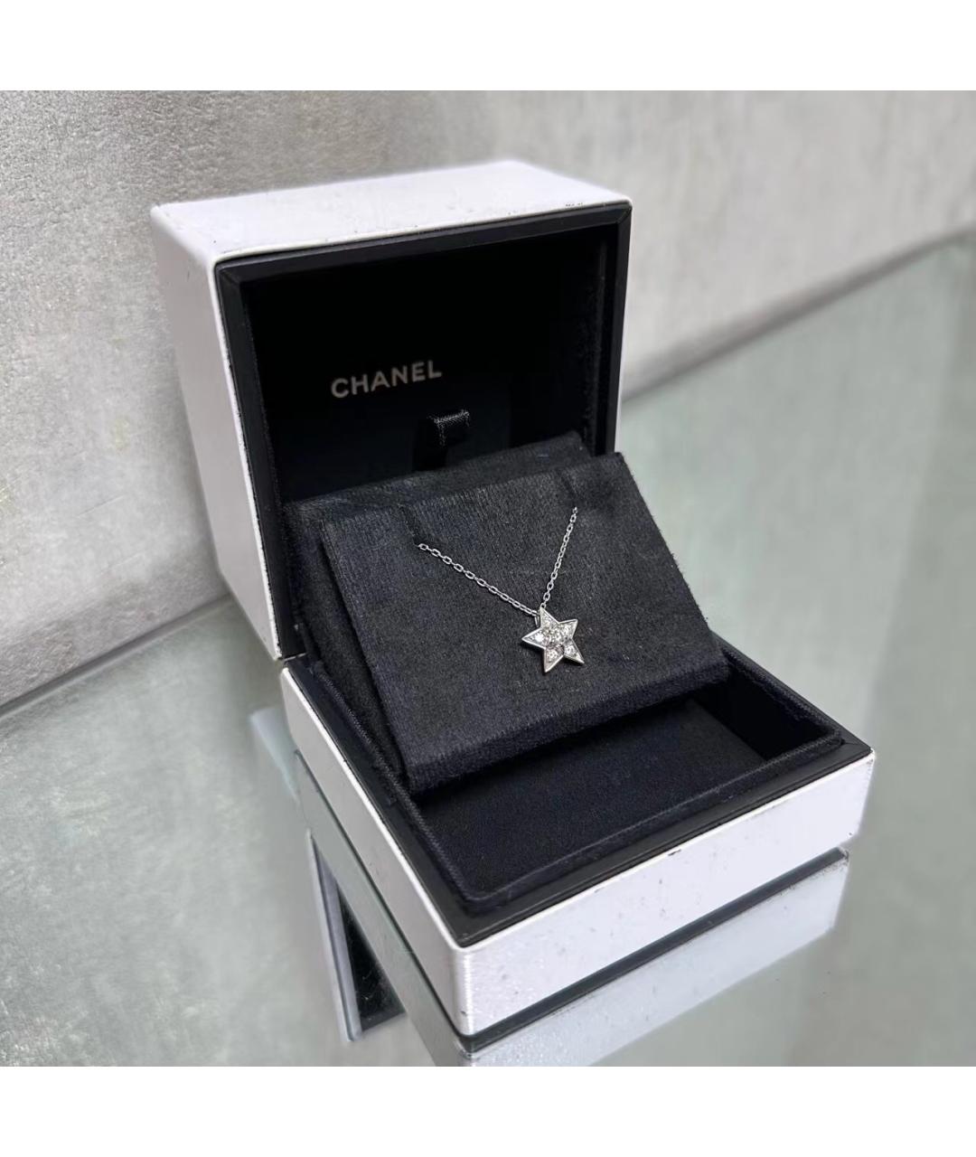 CHANEL Серебряная подвеска из белого золота, фото 2