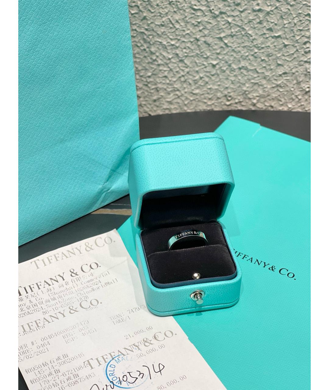 TIFFANY&CO Белое кольцо из белого золота, фото 6