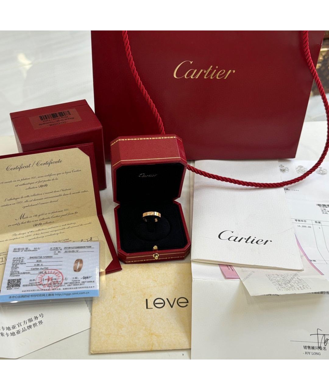 CARTIER Розовое кольцо из розового золота, фото 2