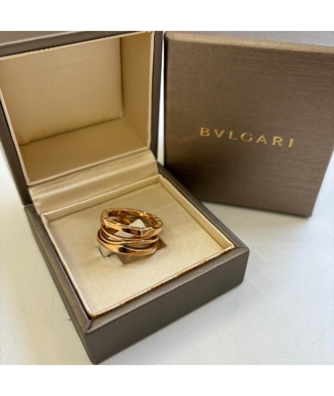 BVLGARI Розовое кольцо из розового золота, фото 5