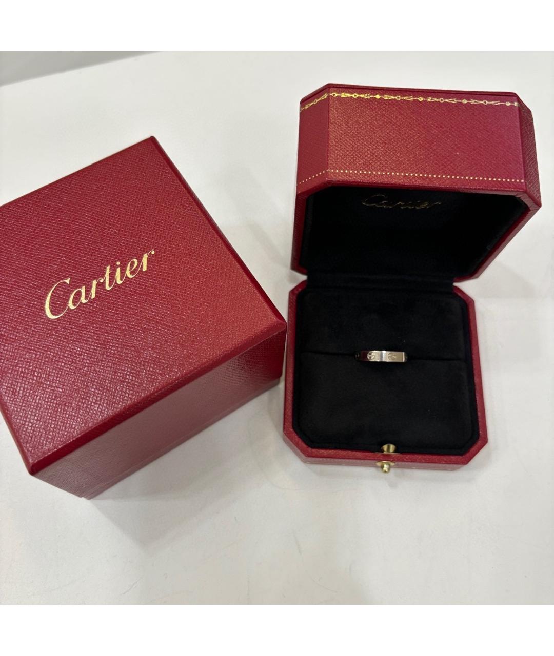 CARTIER Белое кольцо из белого золота, фото 4