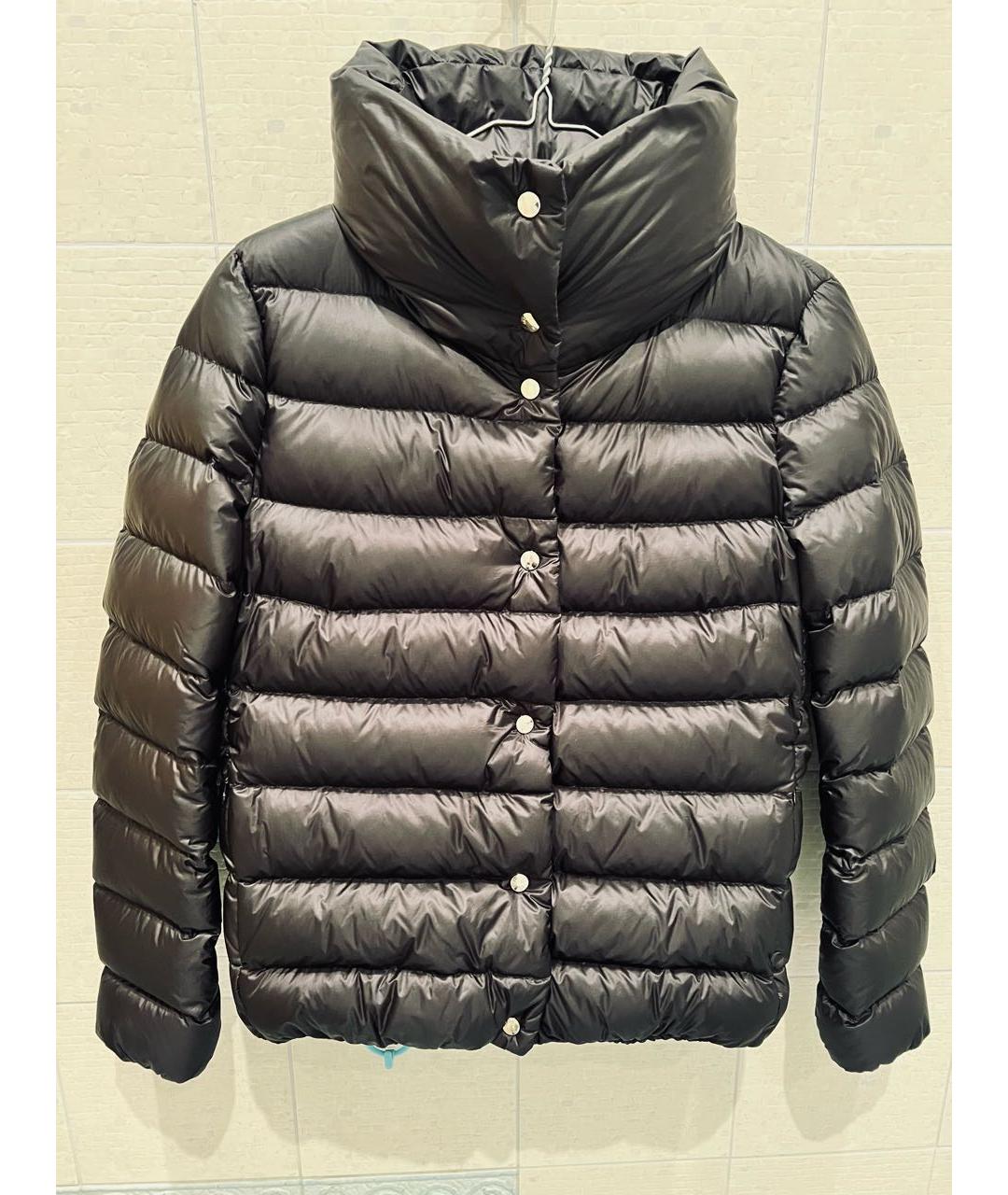 MONCLER Черный пуховик, фото 8