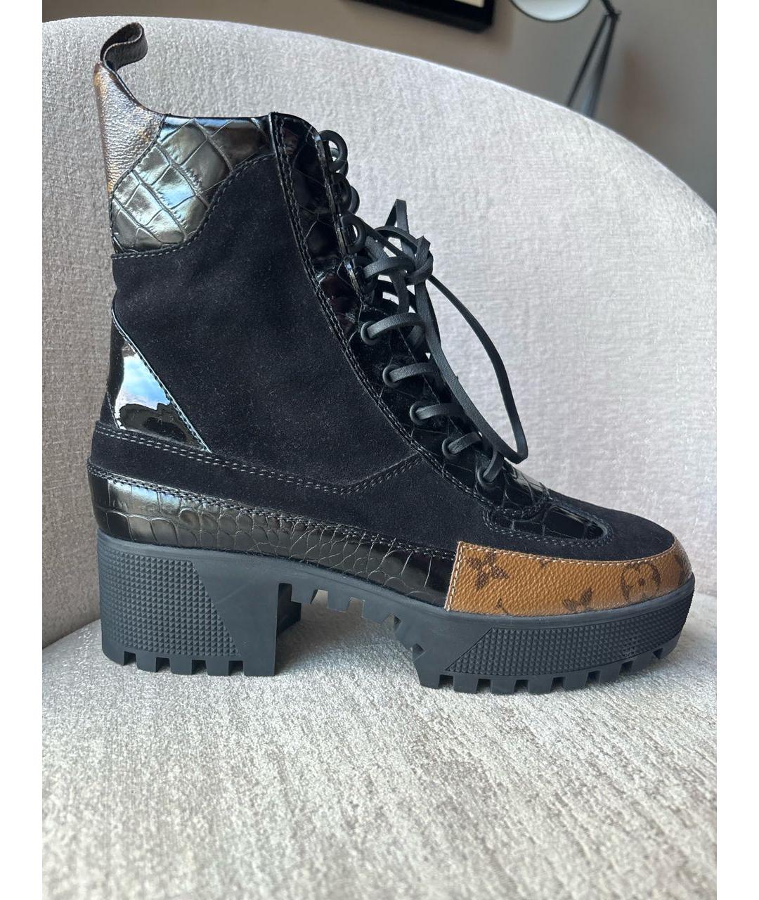 LOUIS VUITTON Черные ботинки, фото 8