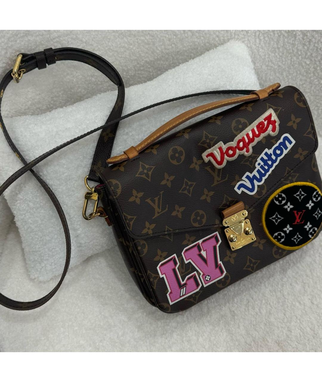 LOUIS VUITTON Коричневая сумка через плечо, фото 3