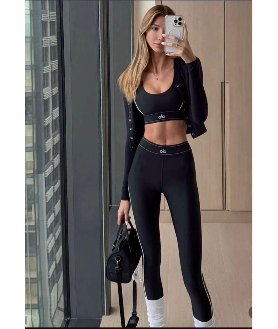 超レア】alo yoga ブラックトレーナー サイズS 超レア】alo yoga