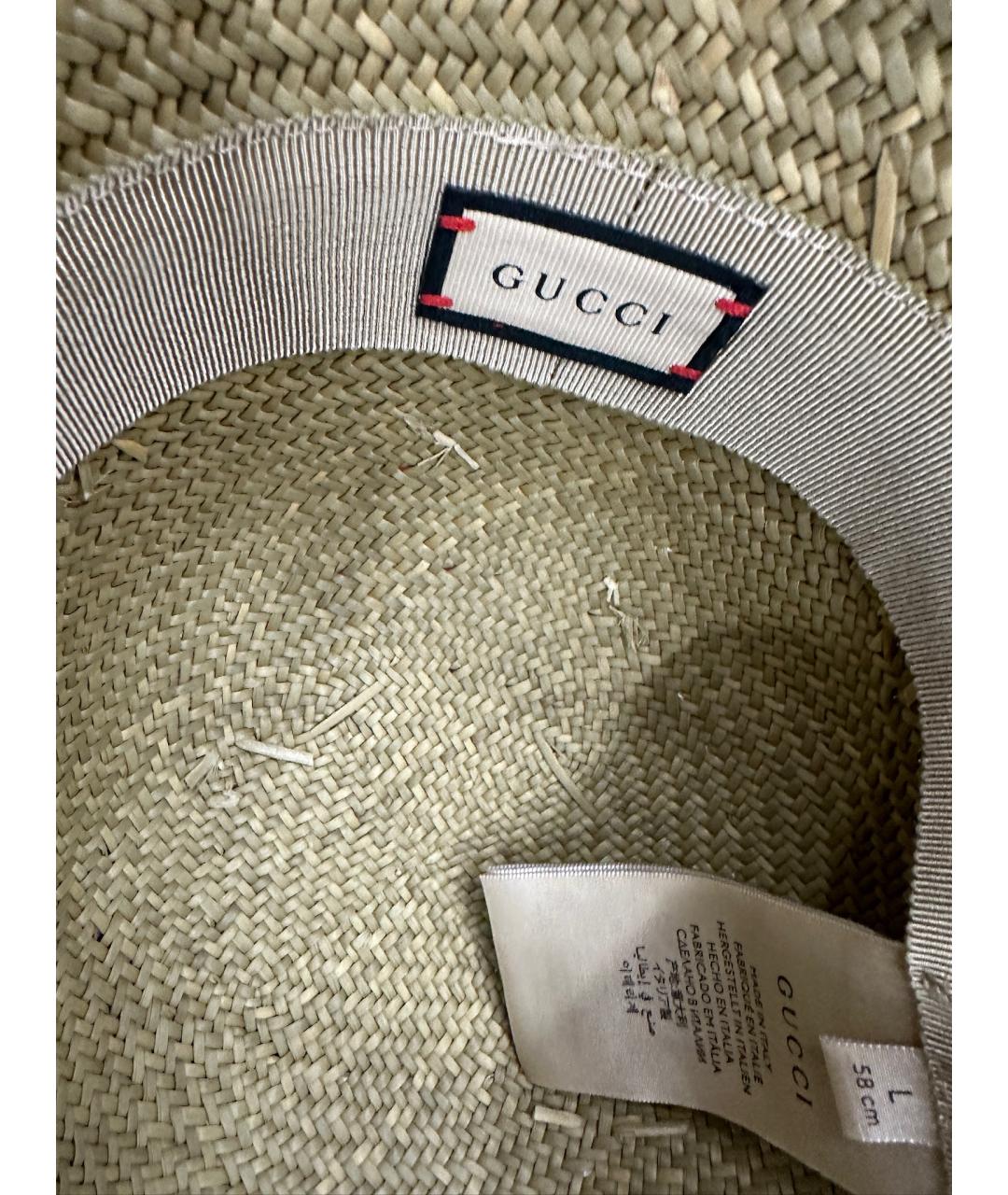 GUCCI Бежевая панама, фото 6