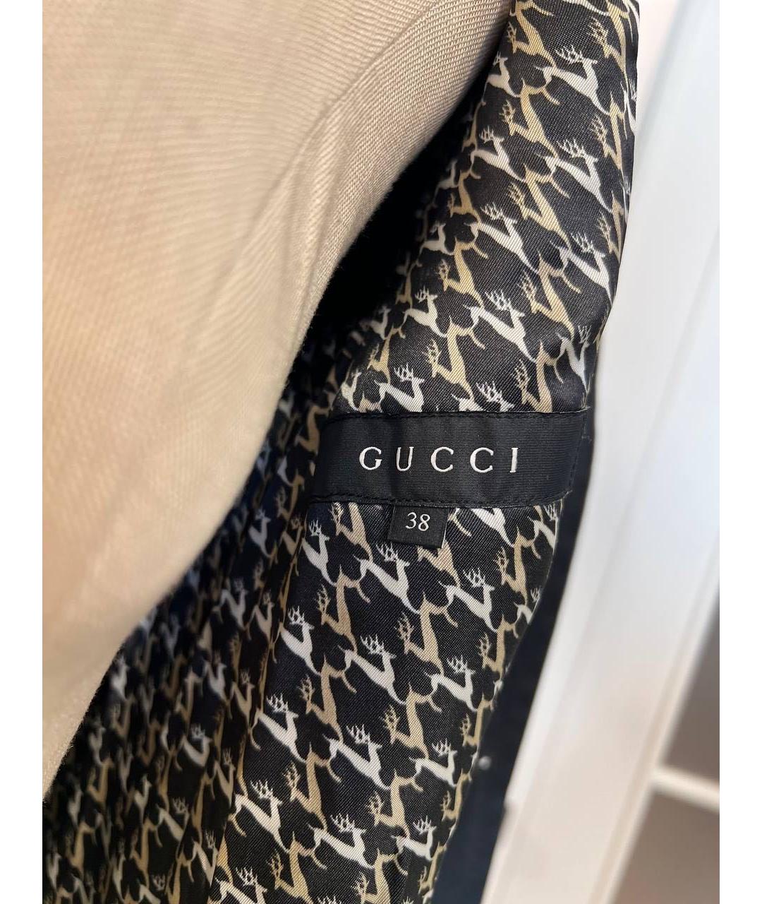 GUCCI Черный тренч/плащ, фото 4