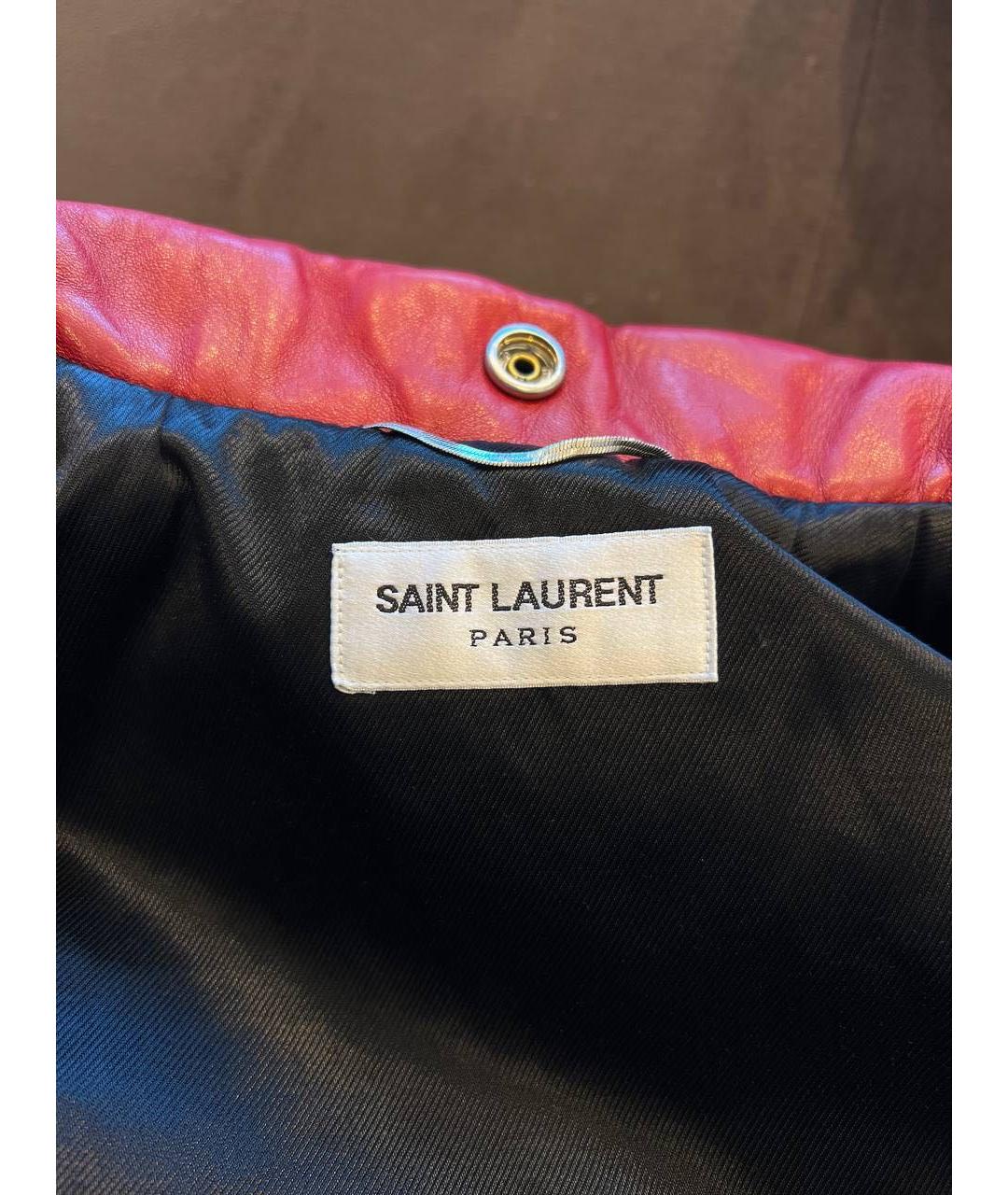 SAINT LAURENT Красная куртка, фото 3