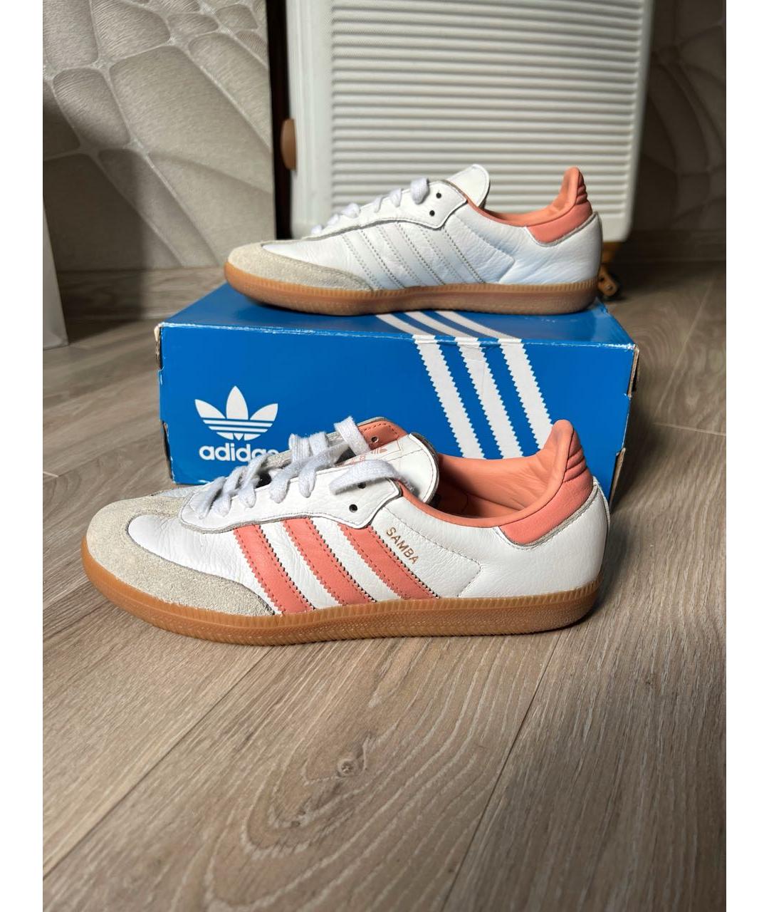 ADIDAS Мульти кожаные кеды, фото 4