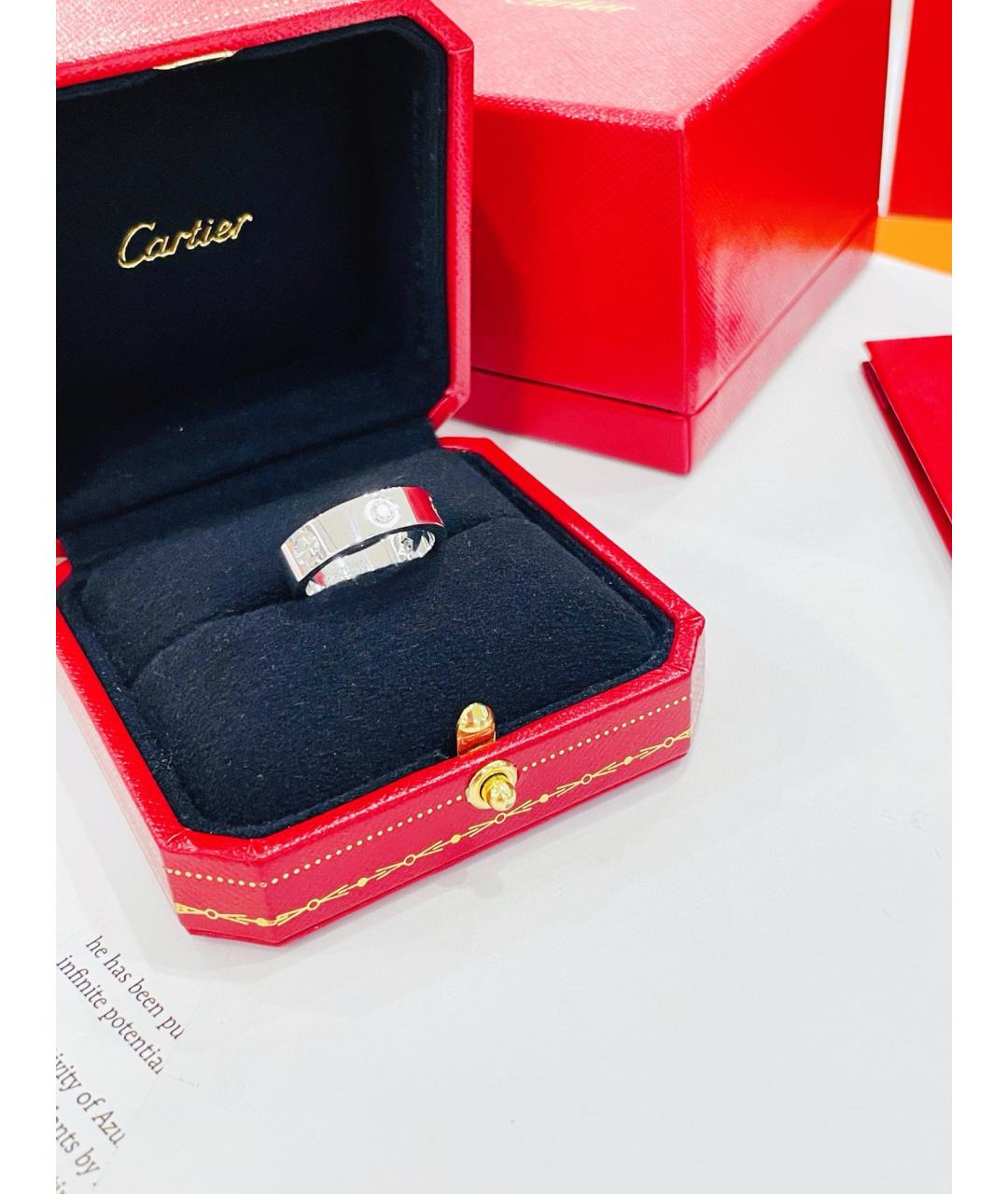 CARTIER Серебряное кольцо из белого золота, фото 3