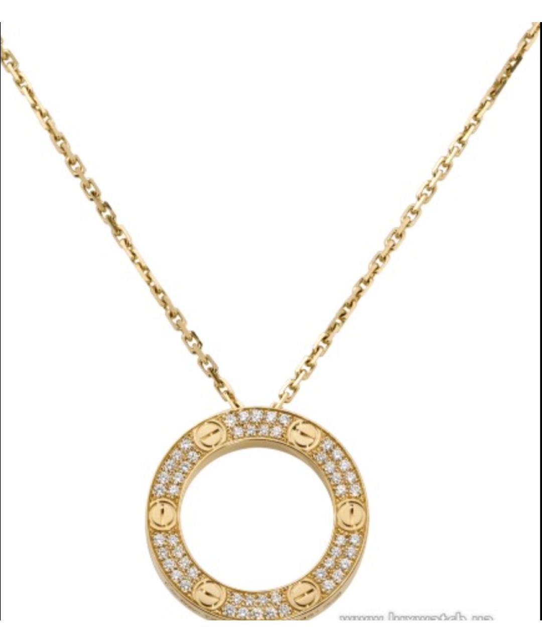 CARTIER Золотое колье из желтого золота, фото 6