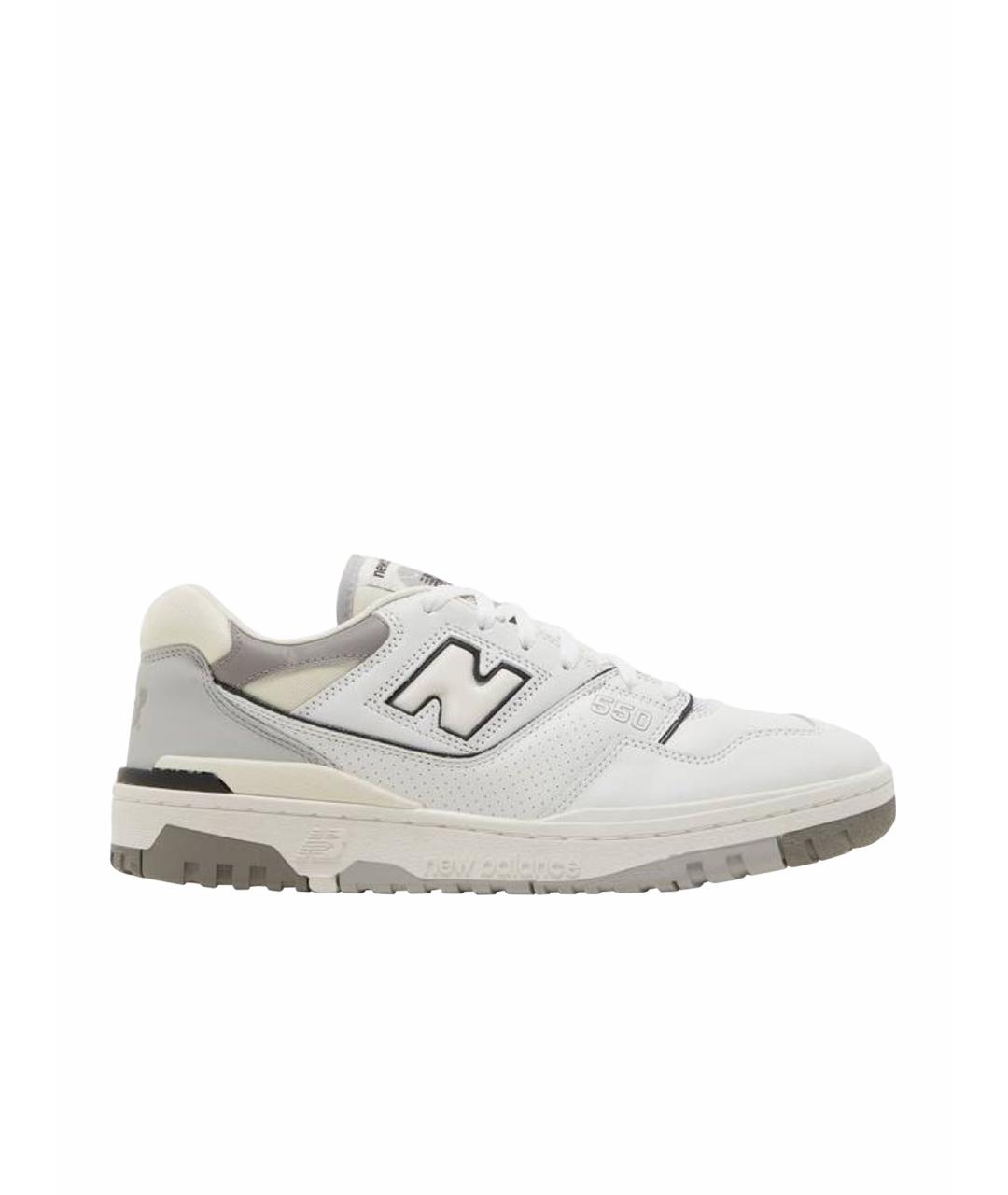 NEW BALANCE Белые кожаные кроссовки, фото 1