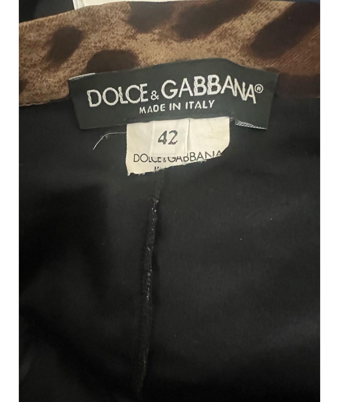 DOLCE&GABBANA Шелковая юбка миди, фото 3