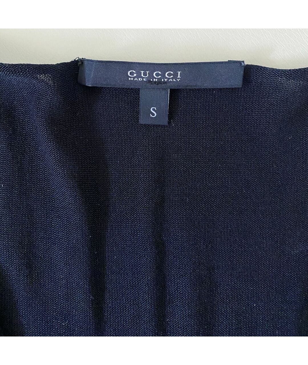 GUCCI Черный шелковый джемпер / свитер, фото 4