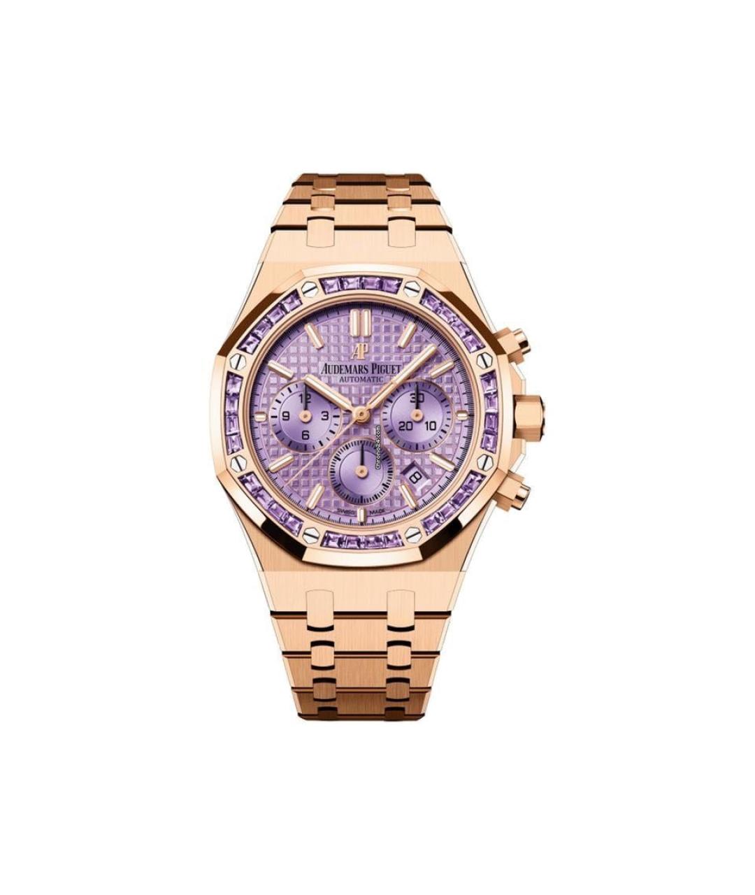 Audemars Piguet Фиолетовые часы из розового золота, фото 1