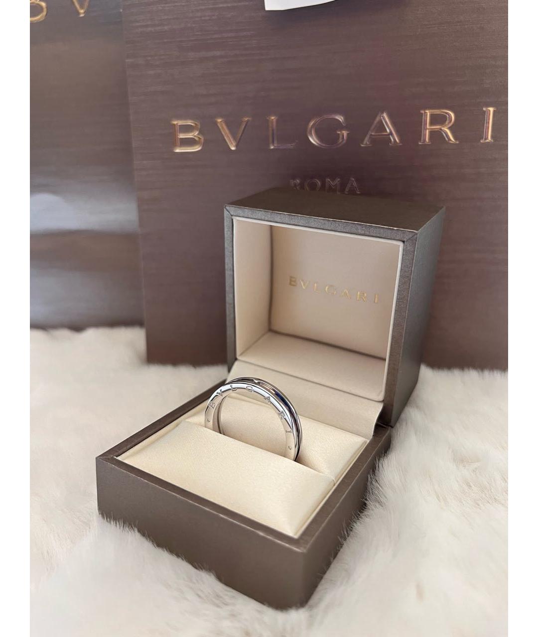 BVLGARI Серебряное кольцо из белого золота, фото 7